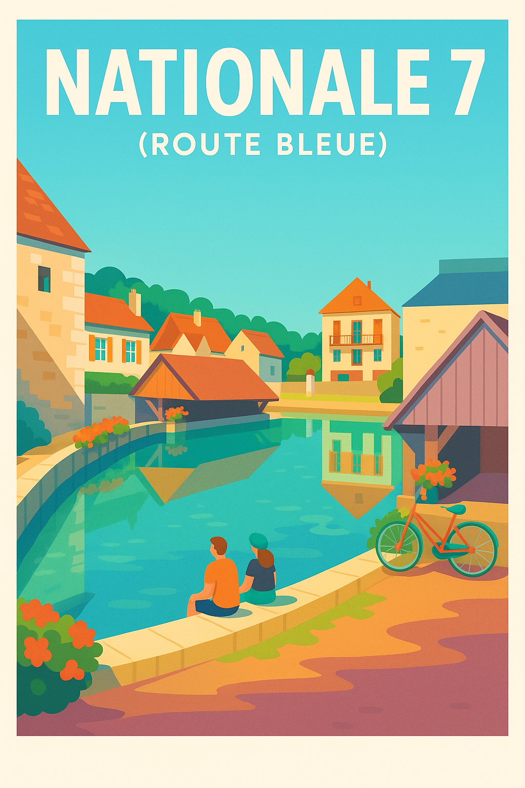 Affiche de Nationale 7 - Évadez-vous sur la mythique Route Bleue