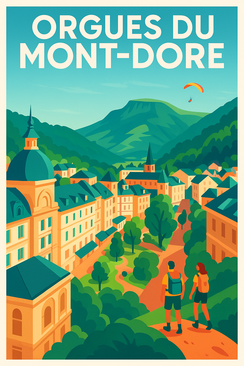 Affiche de Orgues du Mont-Dore - L'élégance auvergnate entre cimes et vallées