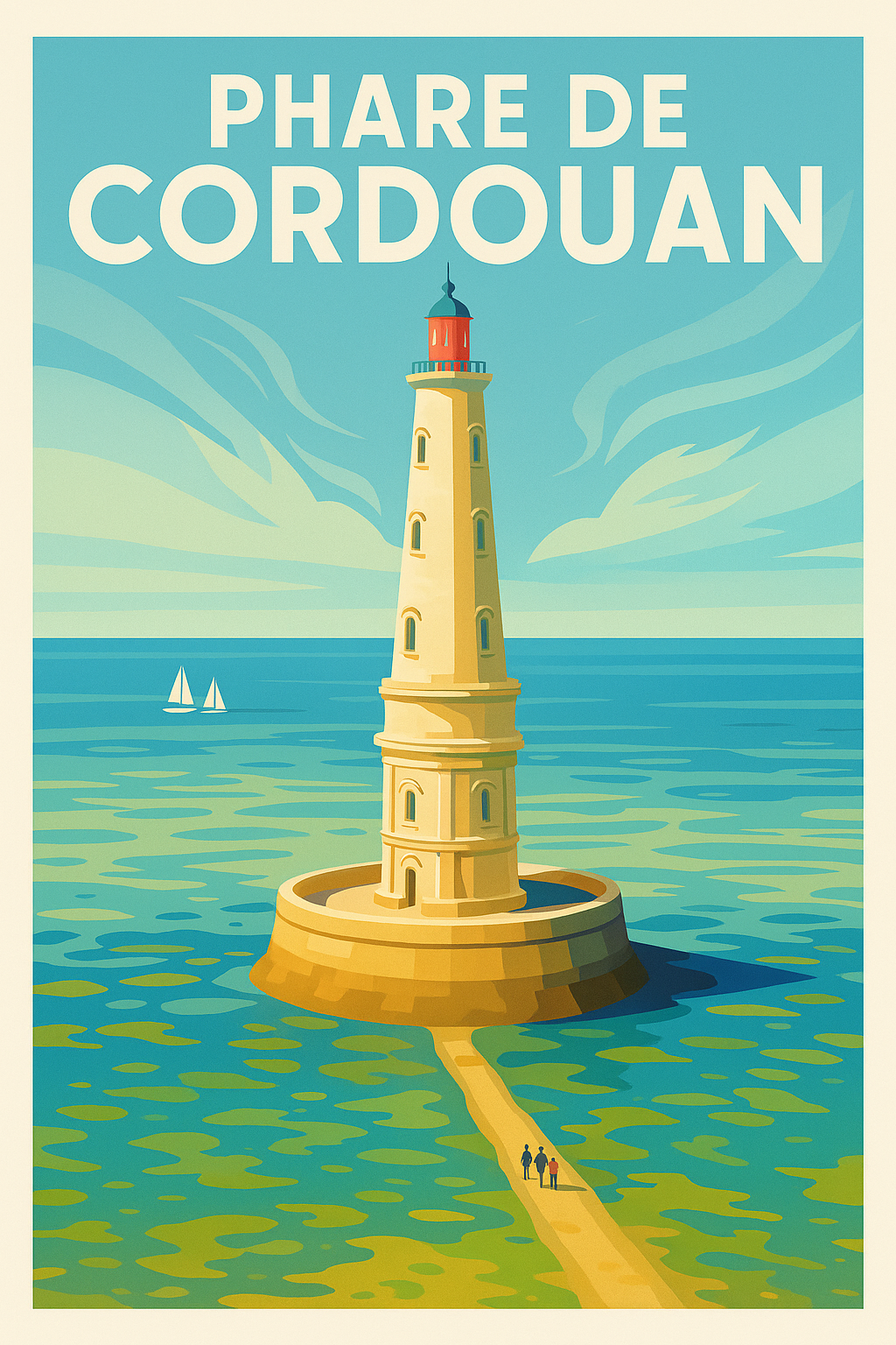 Affiche de Phare de Cordouan - Le Versailles des Mers dans votre salon