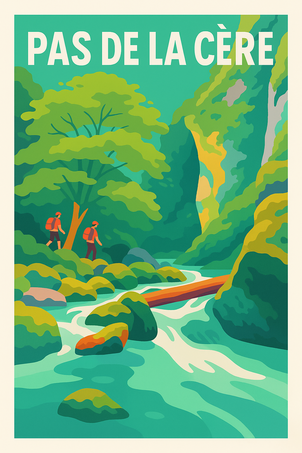 Affiche de Pas de la Cère - Escapade sauvage au cœur des gorges du Cantal