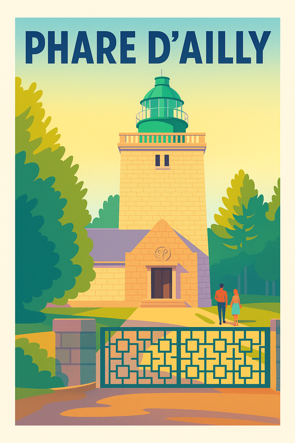 Affiche de Phare d'Ailly - L’éclat majestueux de la Côte d'Albâtre