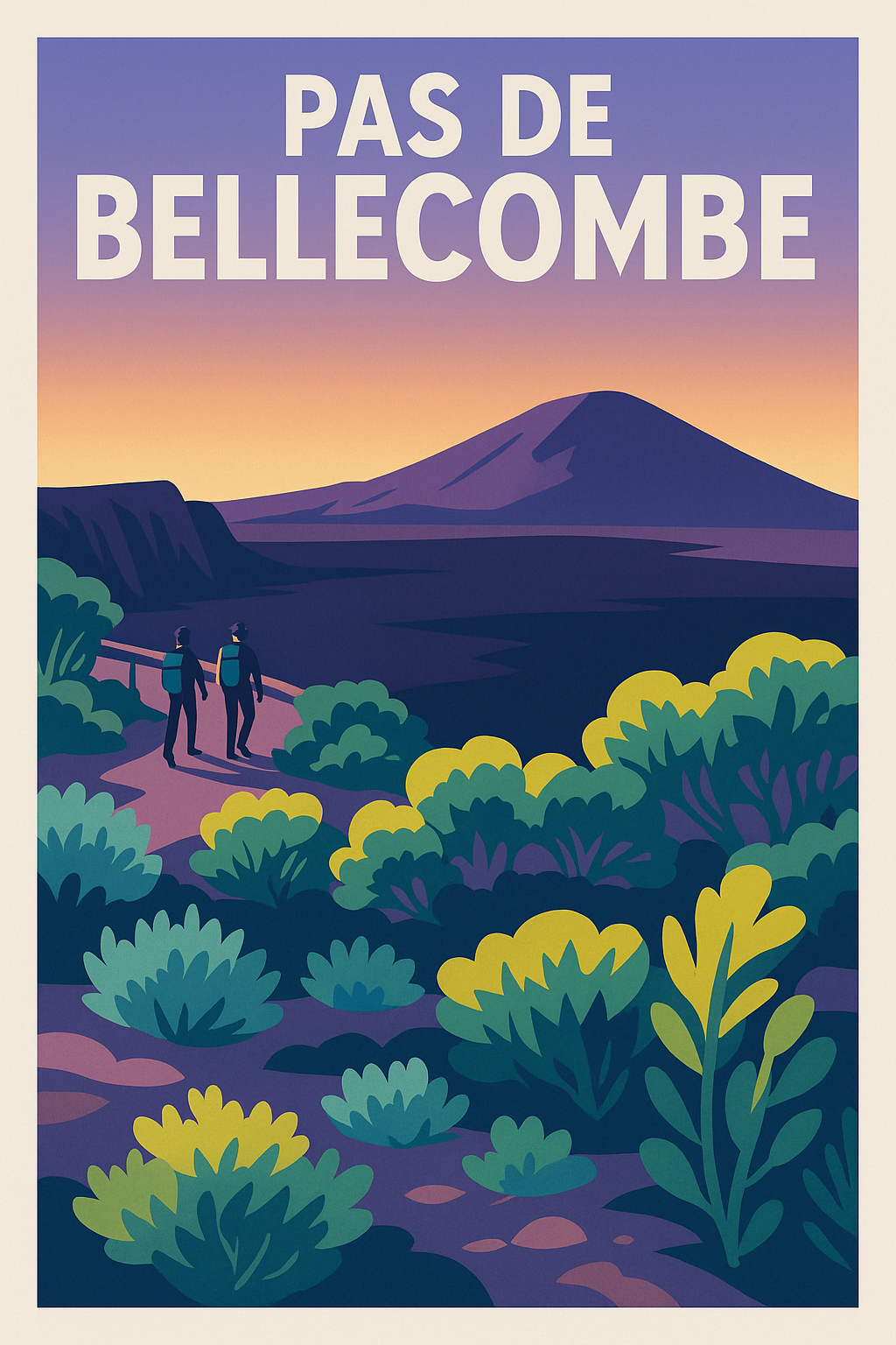 Affiche de Pas de Bellecombe - L'éclat du Piton de la Fournaise