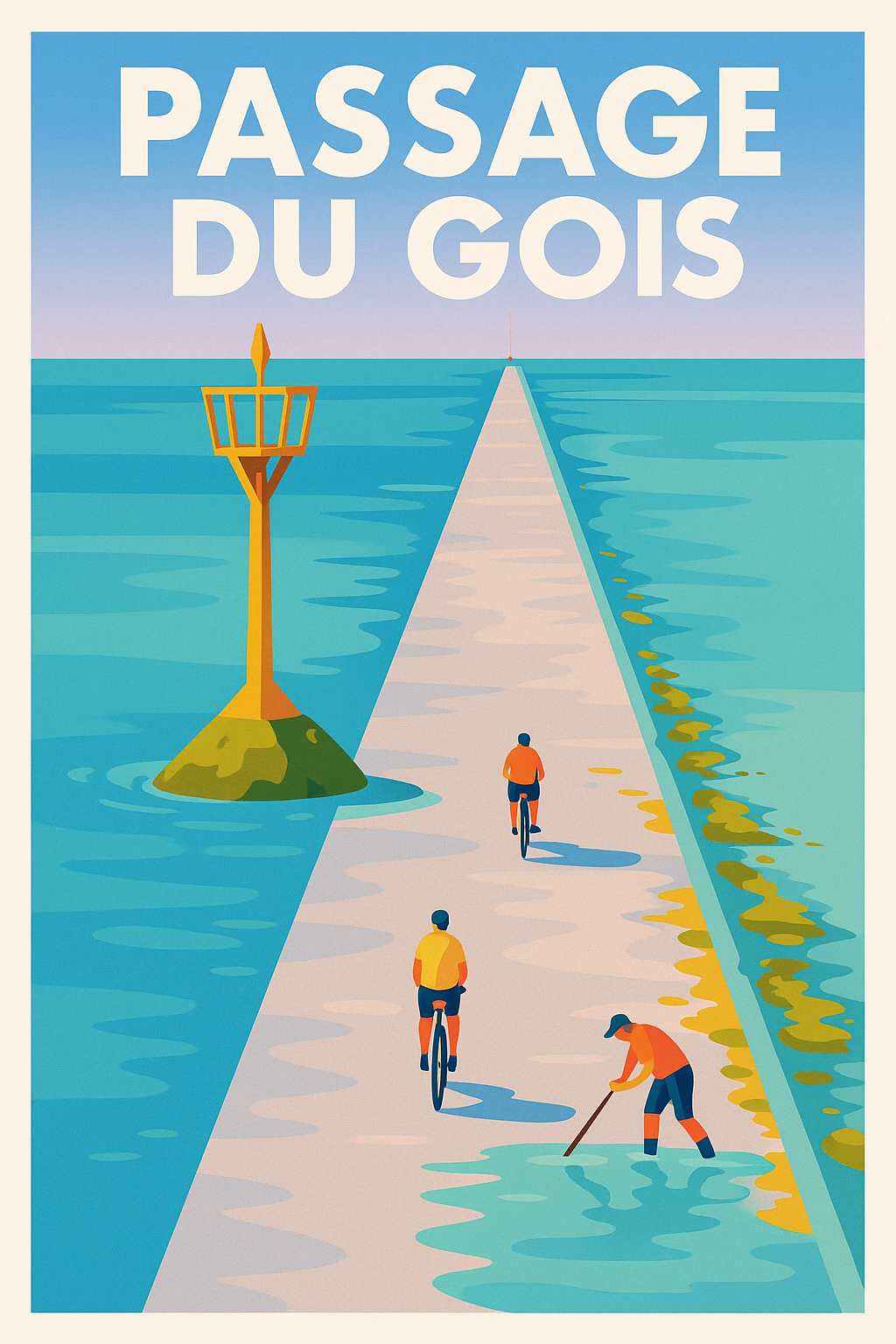 Affiche de Passage du Gois - L'aventure entre terre et mer