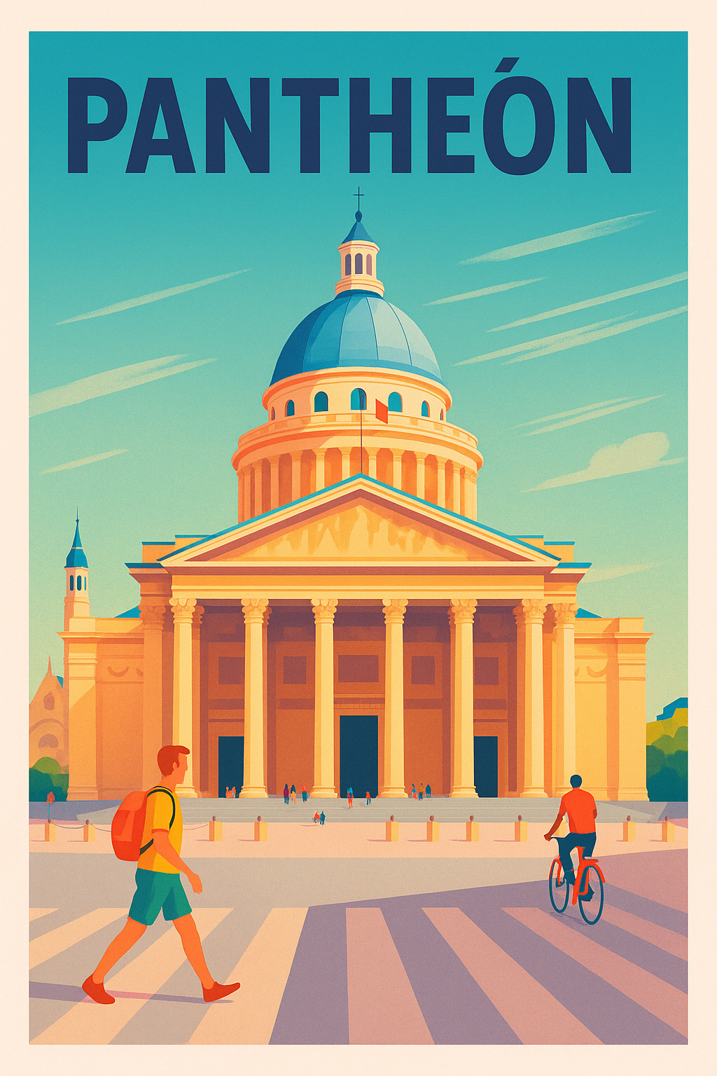 Affiche de Le Panthéon - L'élégance historique de Paris au cœur de votre déco