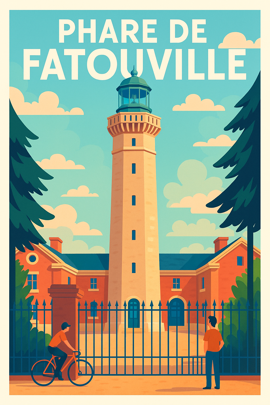 Affiche de Phare de Fatouville - L'éclat majestueux de l'estuaire