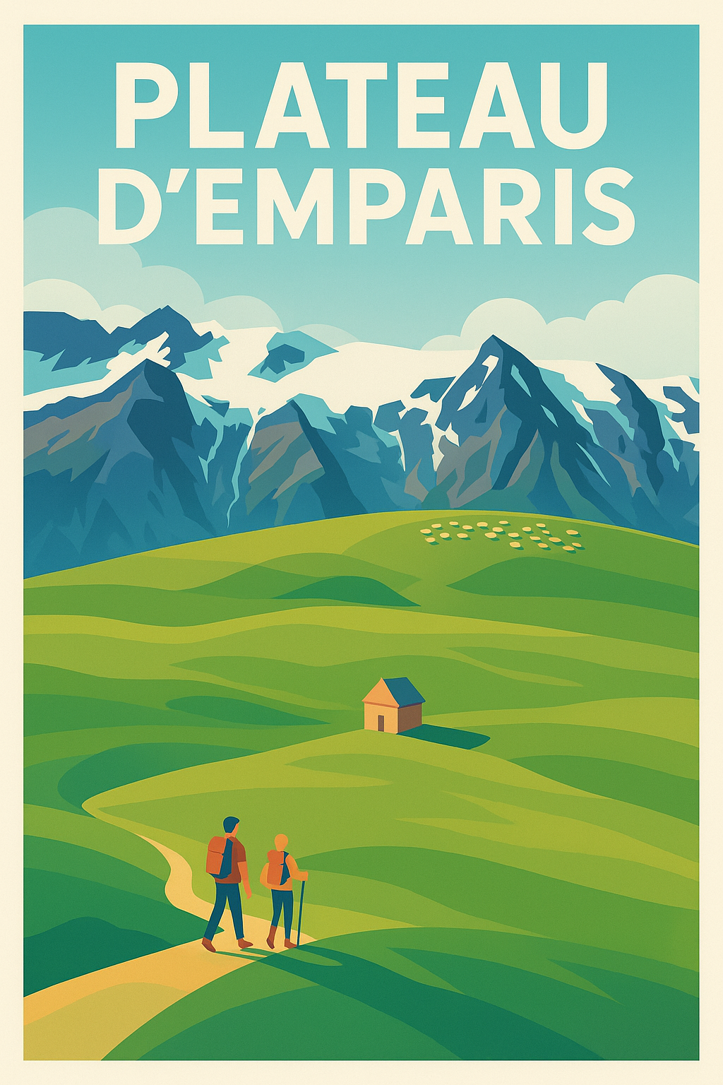 Affiche de Plateau d'Emparis - L'écrin sauvage face à la Meije