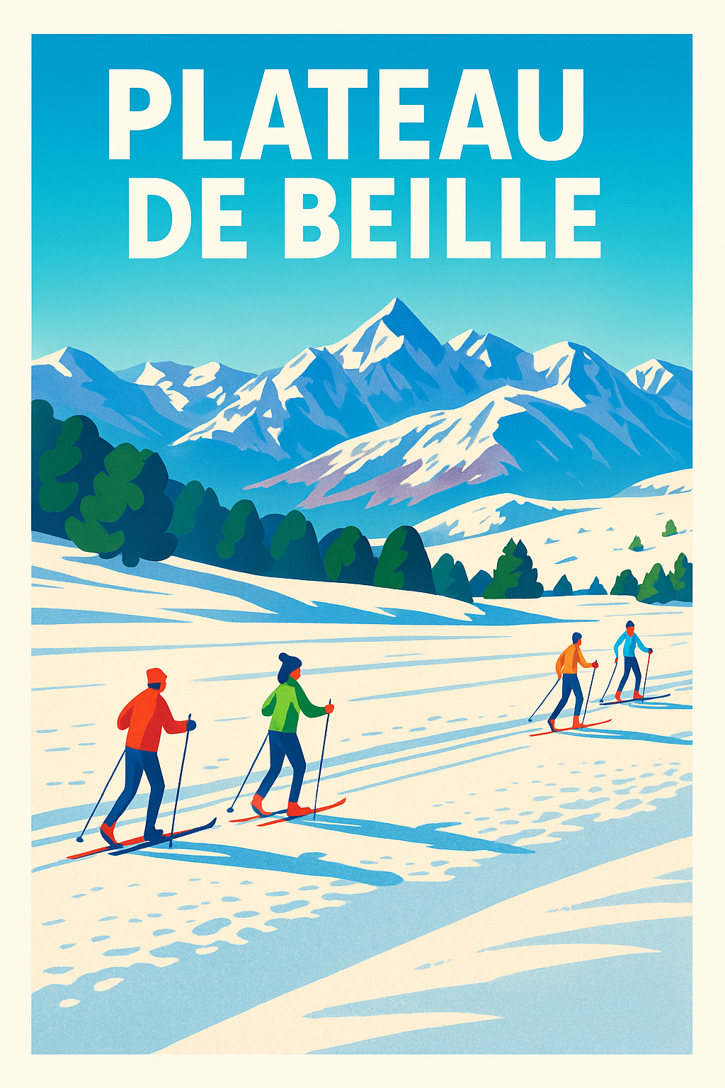 Affiche de Plateau de Beille - L'évasion nordique au cœur des Pyrénées