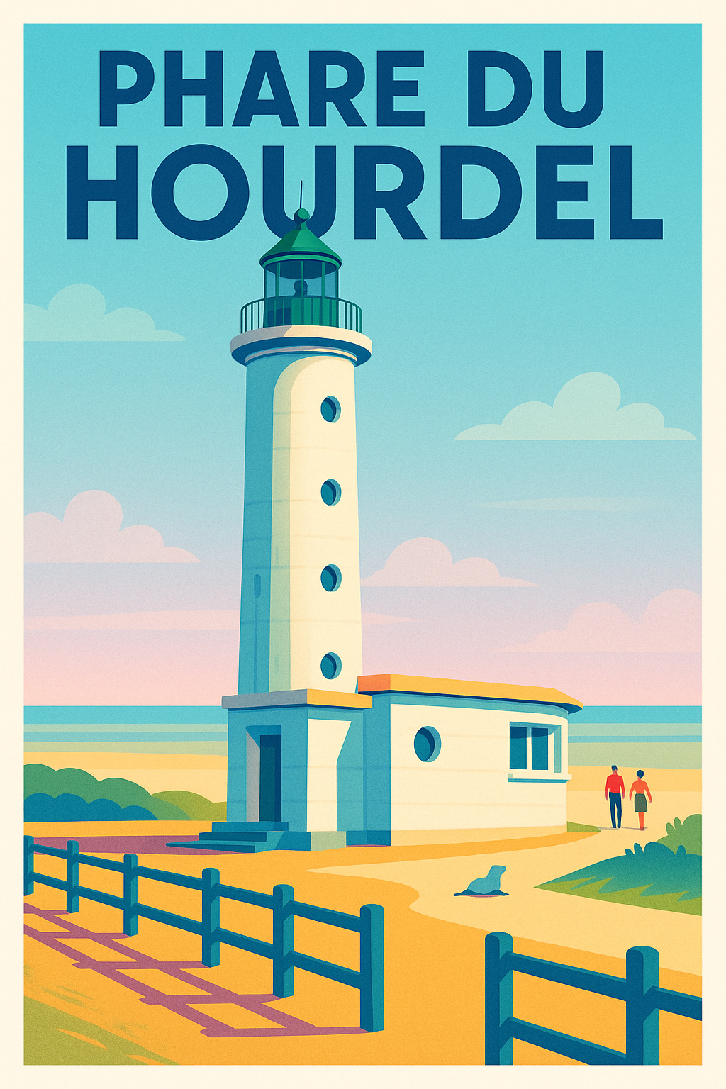 Affiche de Phare du Hourdel - L'éclat de la Baie de Somme