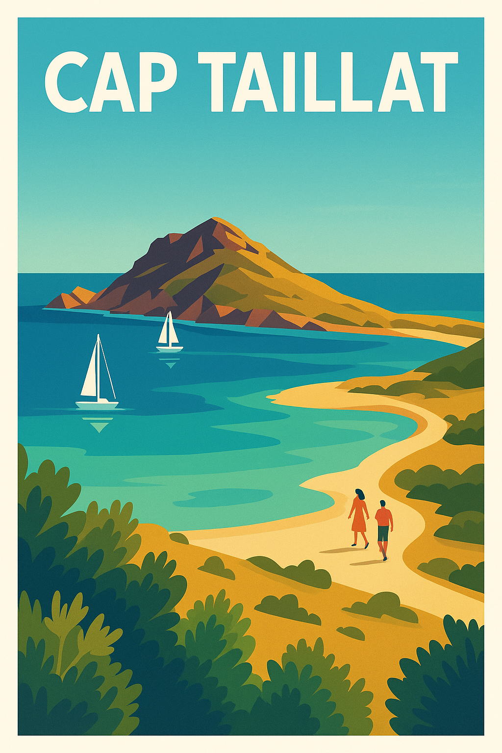 Affiche de Cap Taillat - L'éclat sauvage de la Côte d'Azur
