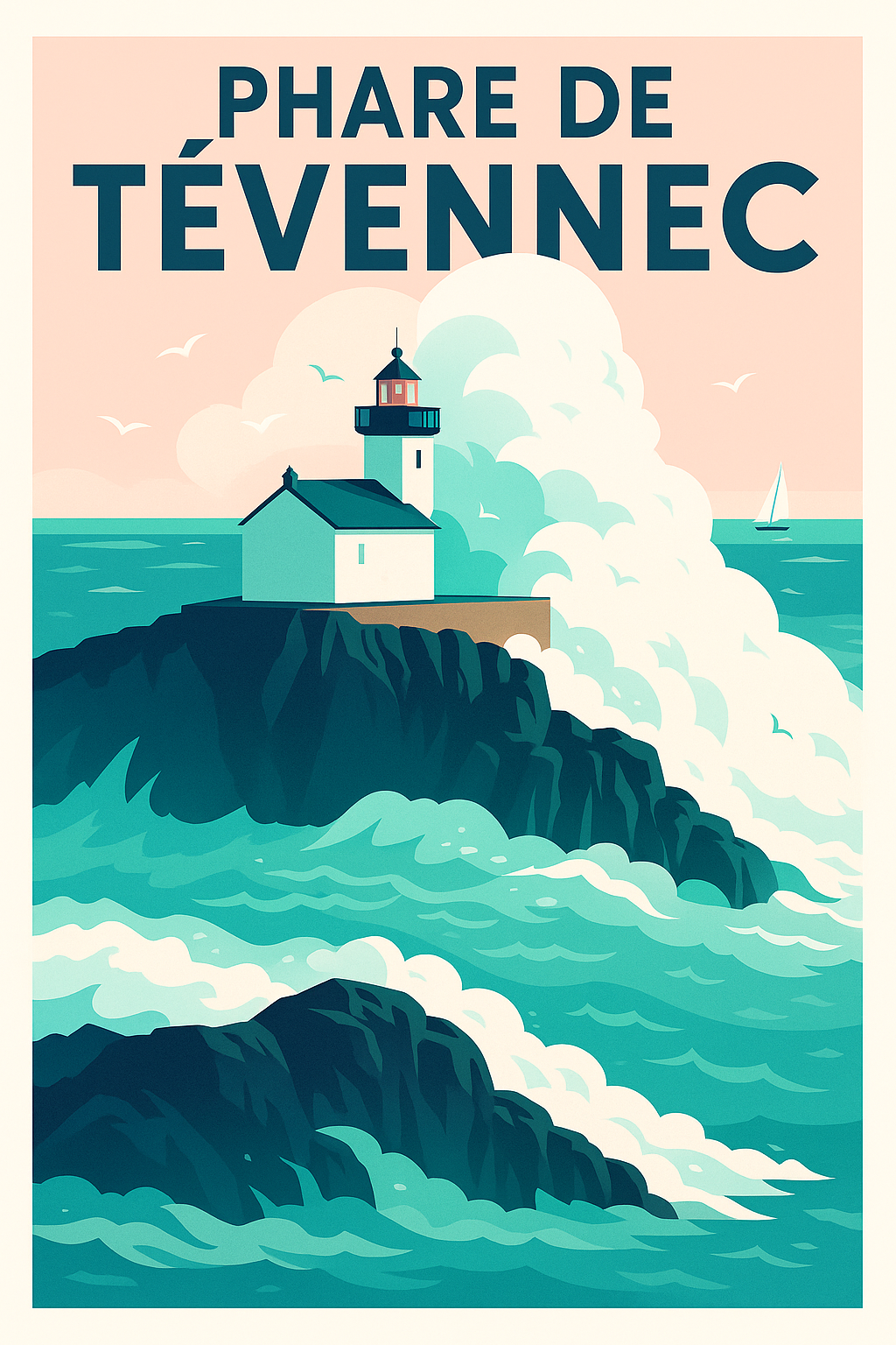 Affiche de Phare de Tévennec - L'éclat mystérieux de la Bretagne