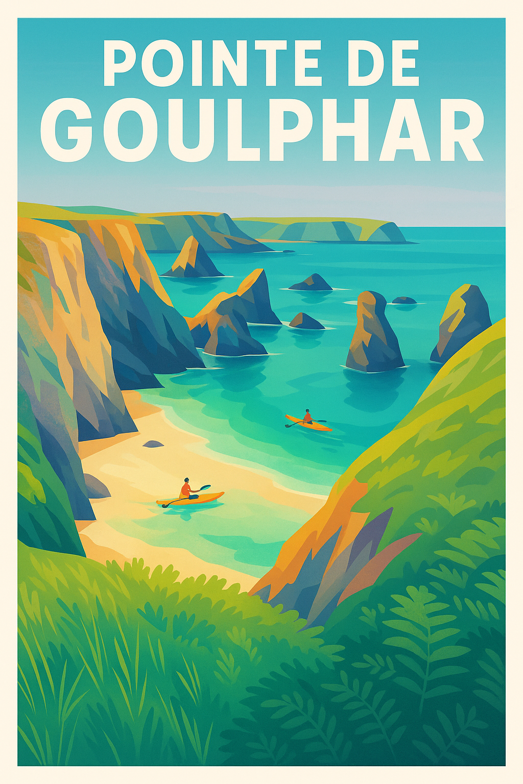 Affiche de Pointe de Goulphar - L'éclat sauvage de Belle-Île-en-Mer