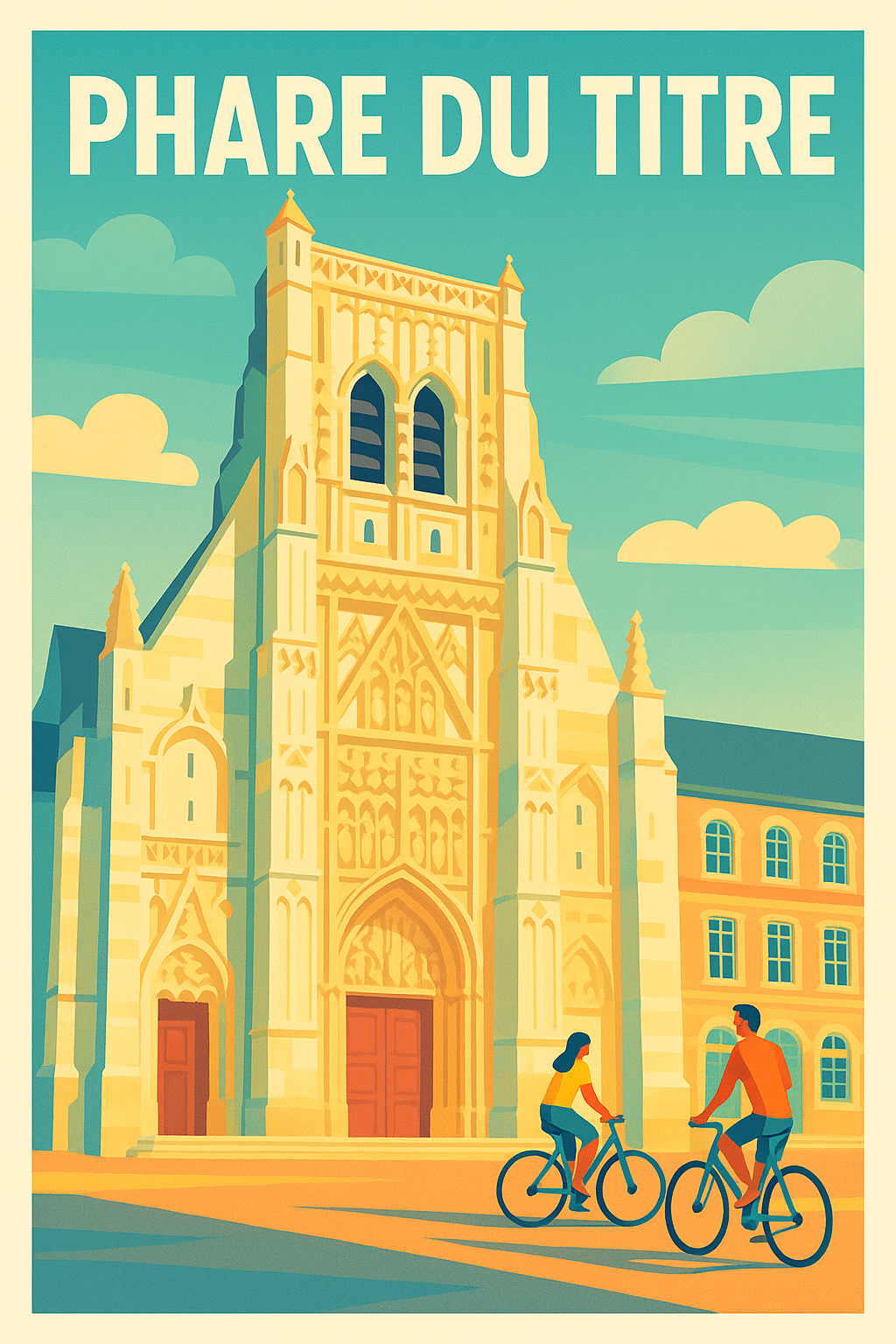 Affiche de Phare du Titre - L'élégance architecturale en bord de mer