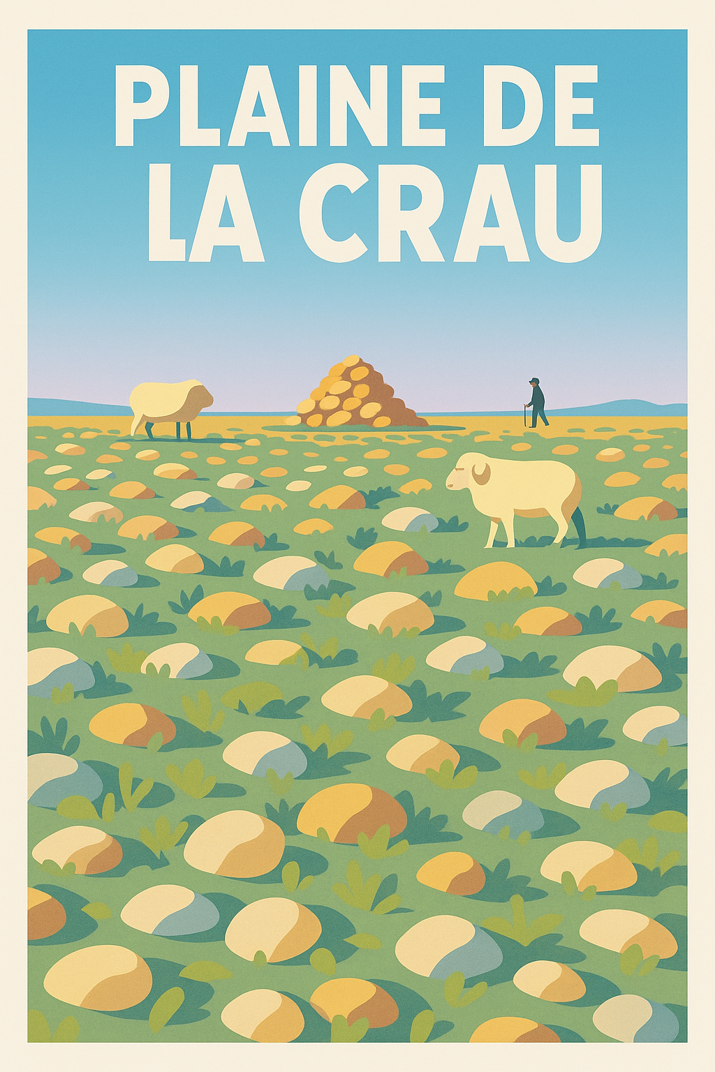 Affiche de Plaine de la Crau - L'âme sauvage de la Provence