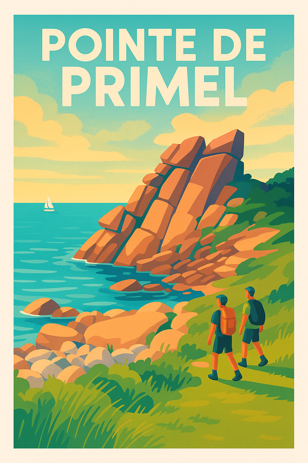 Affiche de Pointe de Primel - L'évasion sauvage entre terre et mer