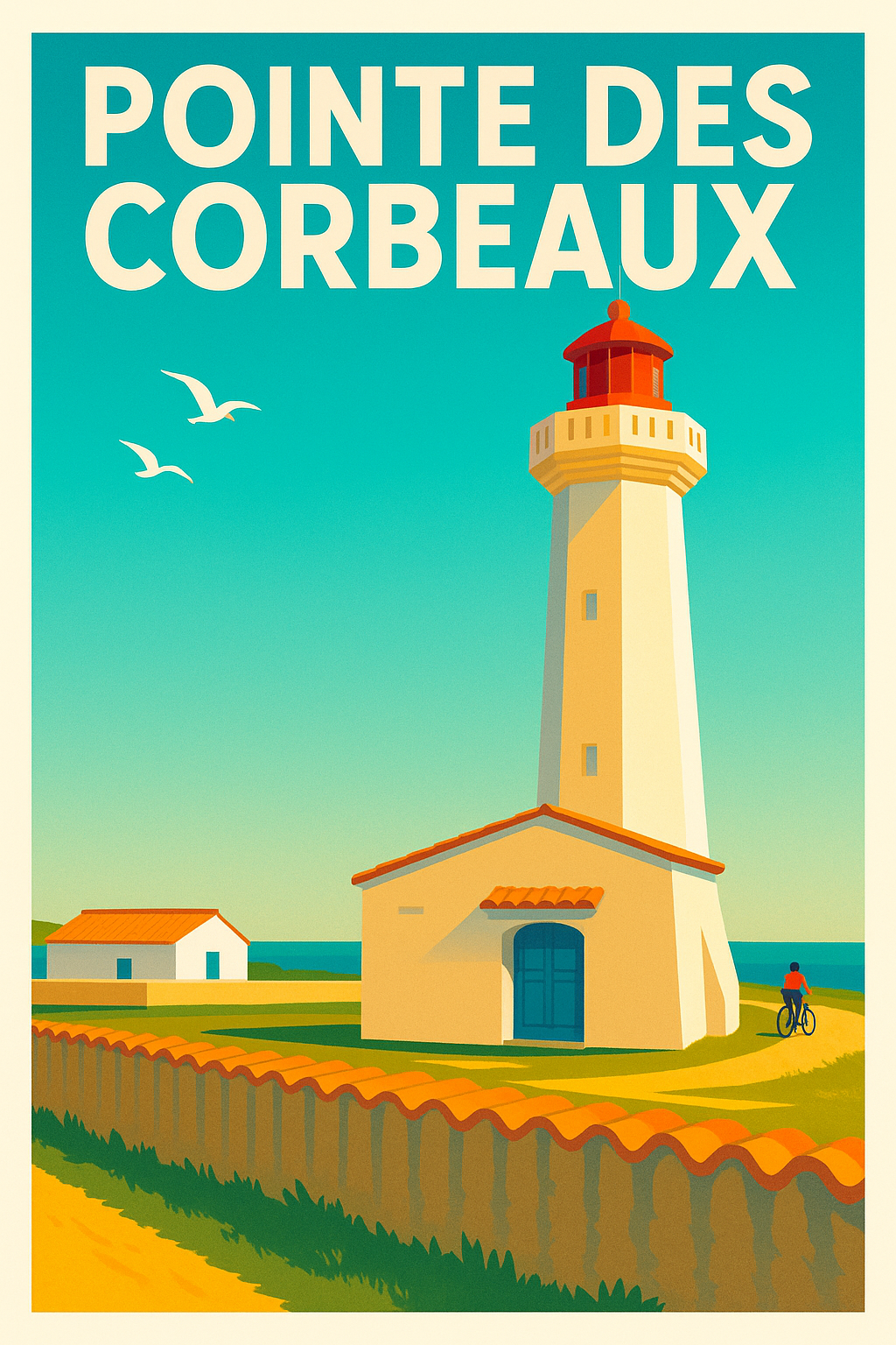 Affiche de Pointe des Corbeaux - L'éclat sauvage de l'Île d'Yeu