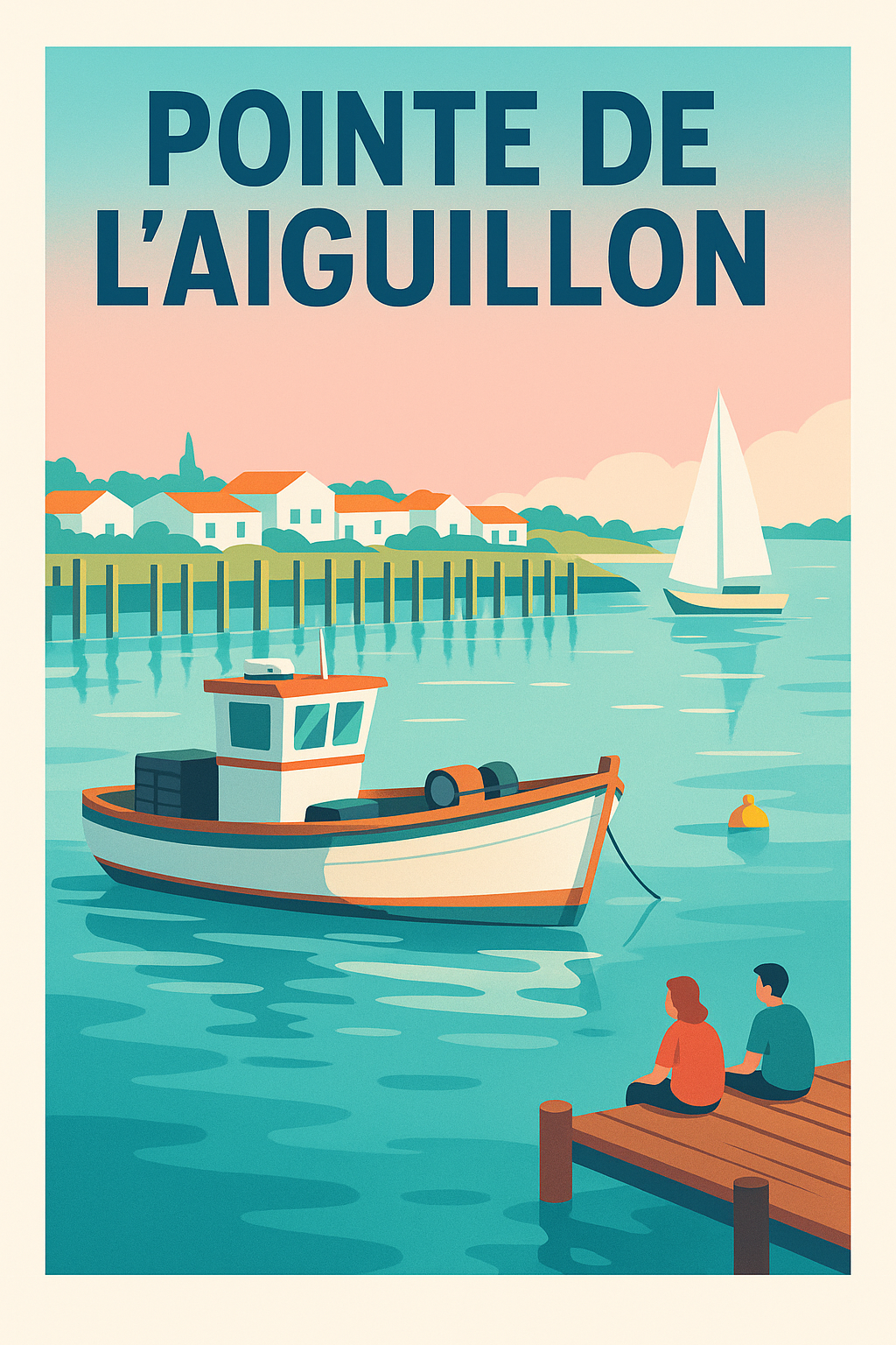 Affiche de Pointe de l'Aiguillon - La magie de la côte vendéenne chez vous
