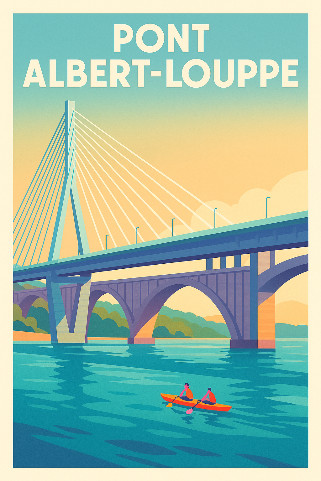 Affiche de Pont Albert-Louppe - L'élégance architecturale du Finistère