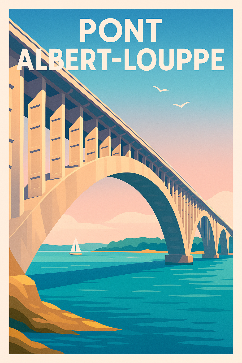 Affiche de Pont Albert-Louppe - L'élégance architecturale de la rade de Brest