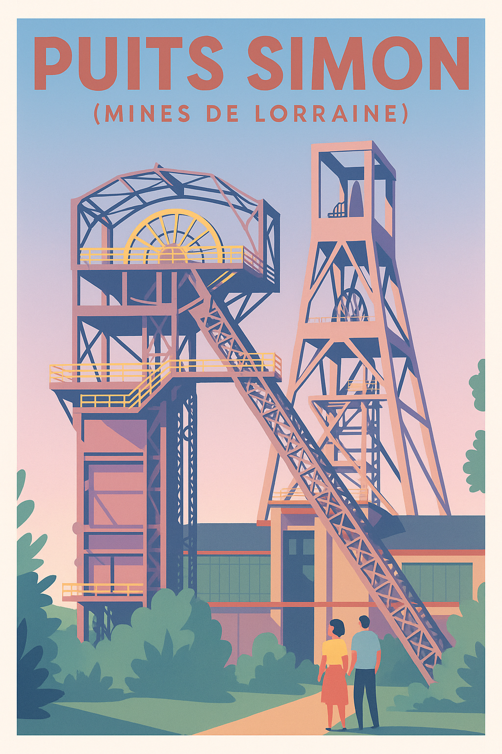 Affiche de Puits Simon - L'héritage majestueux des Mines de Lorraine