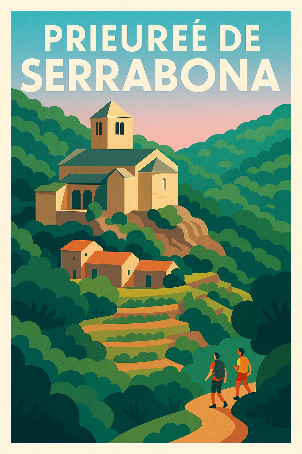 Affiche de Prieuré de Serrabona - L'art roman au cœur des Aspres
