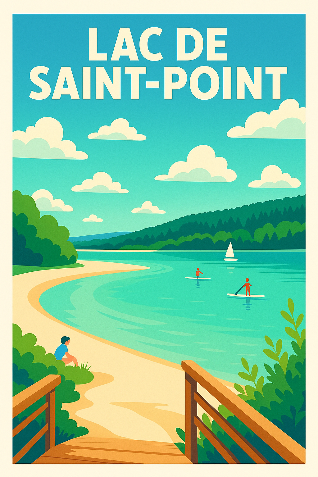 Affiche de Lac de Saint-Point - L'évasion naturelle au cœur du Jura