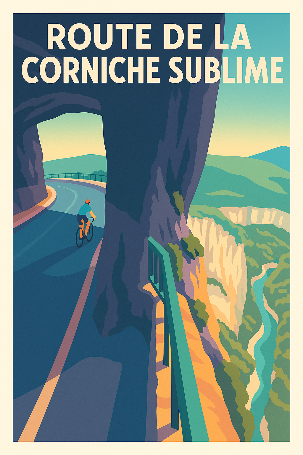 Affiche de Route de la Corniche Sublime - L'échappée spectaculaire au cœur du Verdon