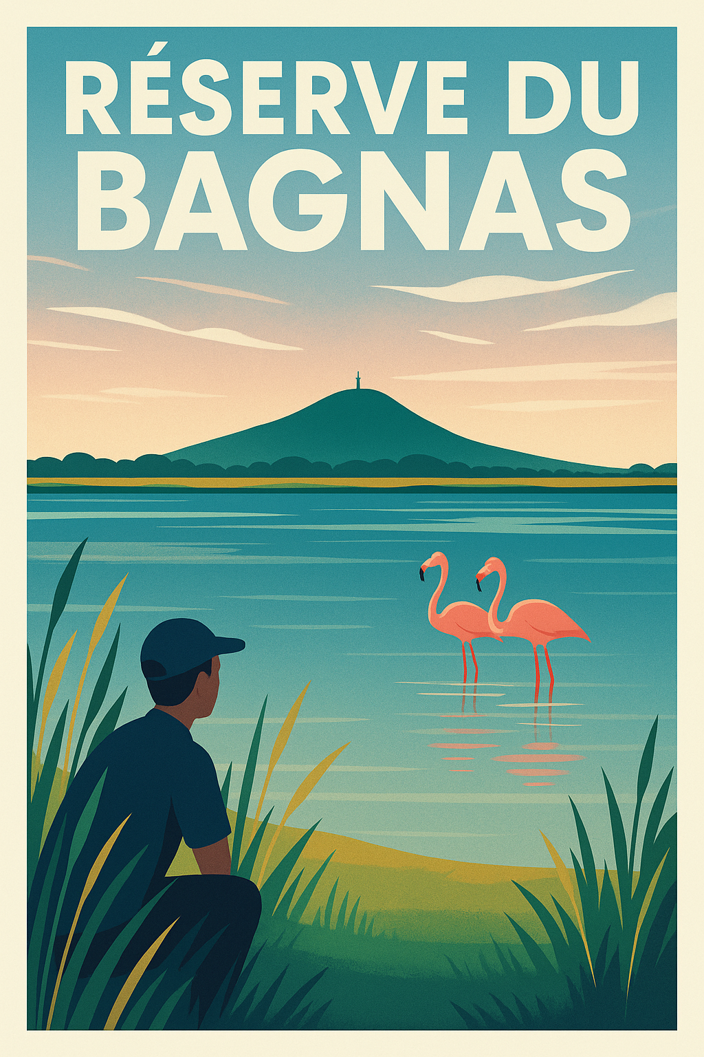 Affiche de Réserve du Bagnas - Évasion sauvage au cœur de la nature