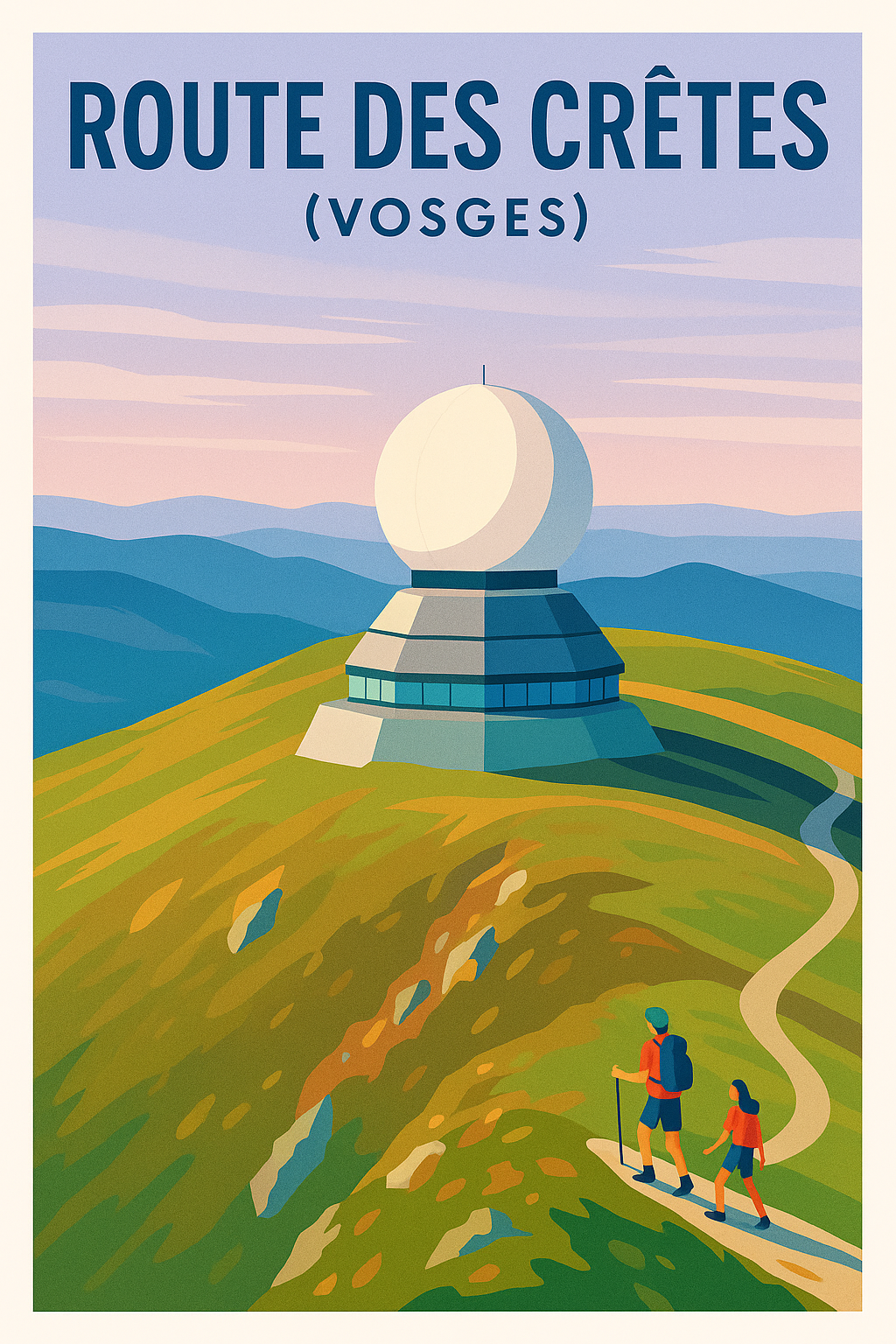 Affiche de Route des Crêtes - L'évasion panoramique au cœur des Vosges