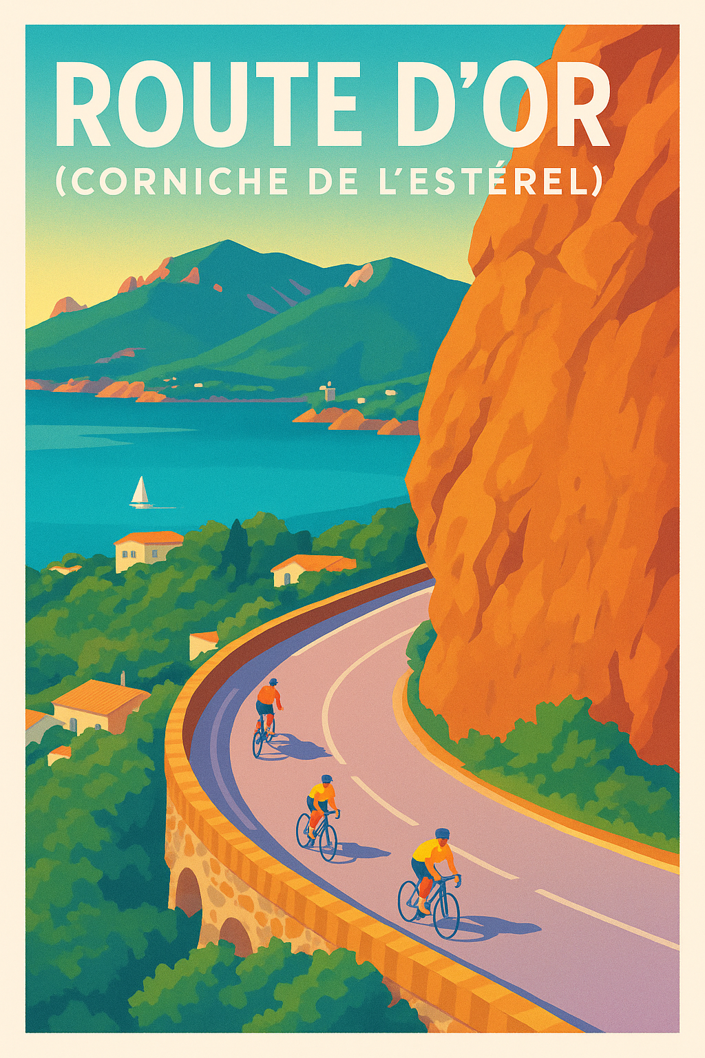 Affiche de Route d'Or - L'éclat de la Corniche de l'Estérel chez vous