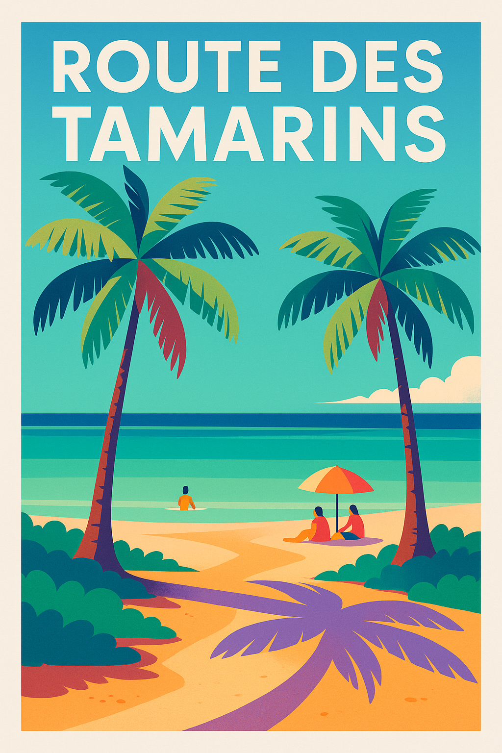 Affiche de Route des Tamarins - L'évasion tropicale au cœur de l'île