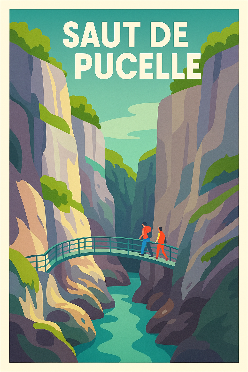 Affiche de Saut de la Pucelle - L'évasion sauvage au cœur des gorges