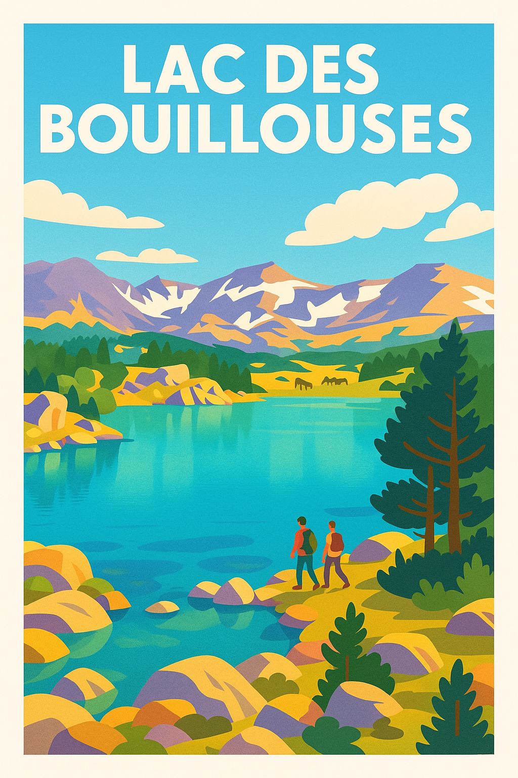 Affiche de Lac des Bouillouses - L'évasion sauvage au cœur des Pyrénées