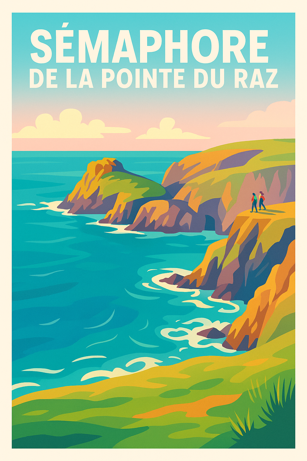 Affiche de Pointe du Raz - L'éclat sauvage de la côte bretonne