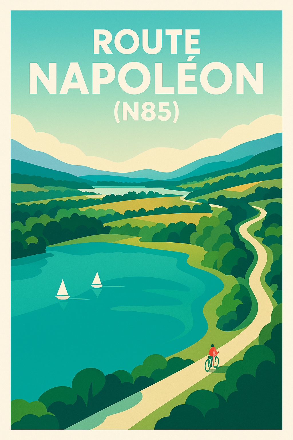 Affiche de Route Napoléon (N85) - L'épopée mythique entre Alpes et Riviera