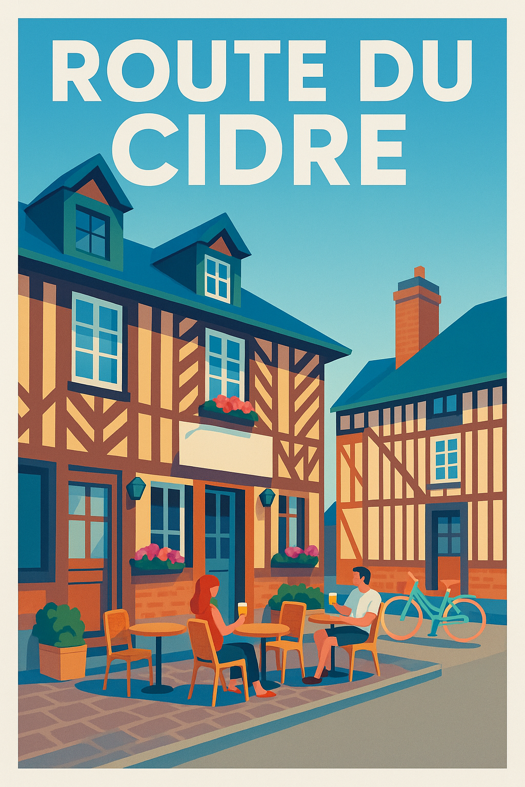 Affiche de Route du Cidre - Le charme authentique de la Normandie