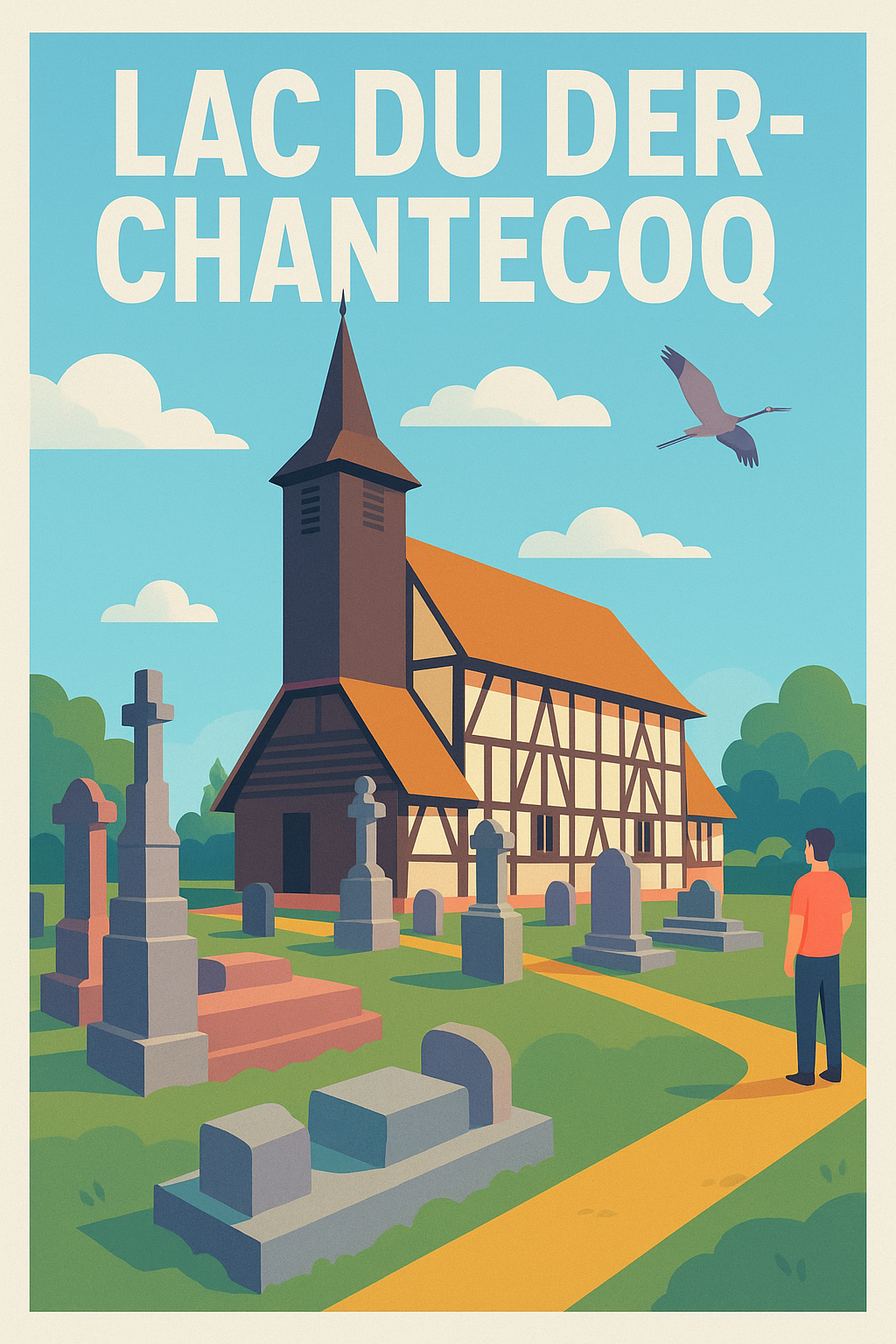 Affiche de Lac du Der-Chantecoq - L'esprit de la Champagne et sa nature préservée