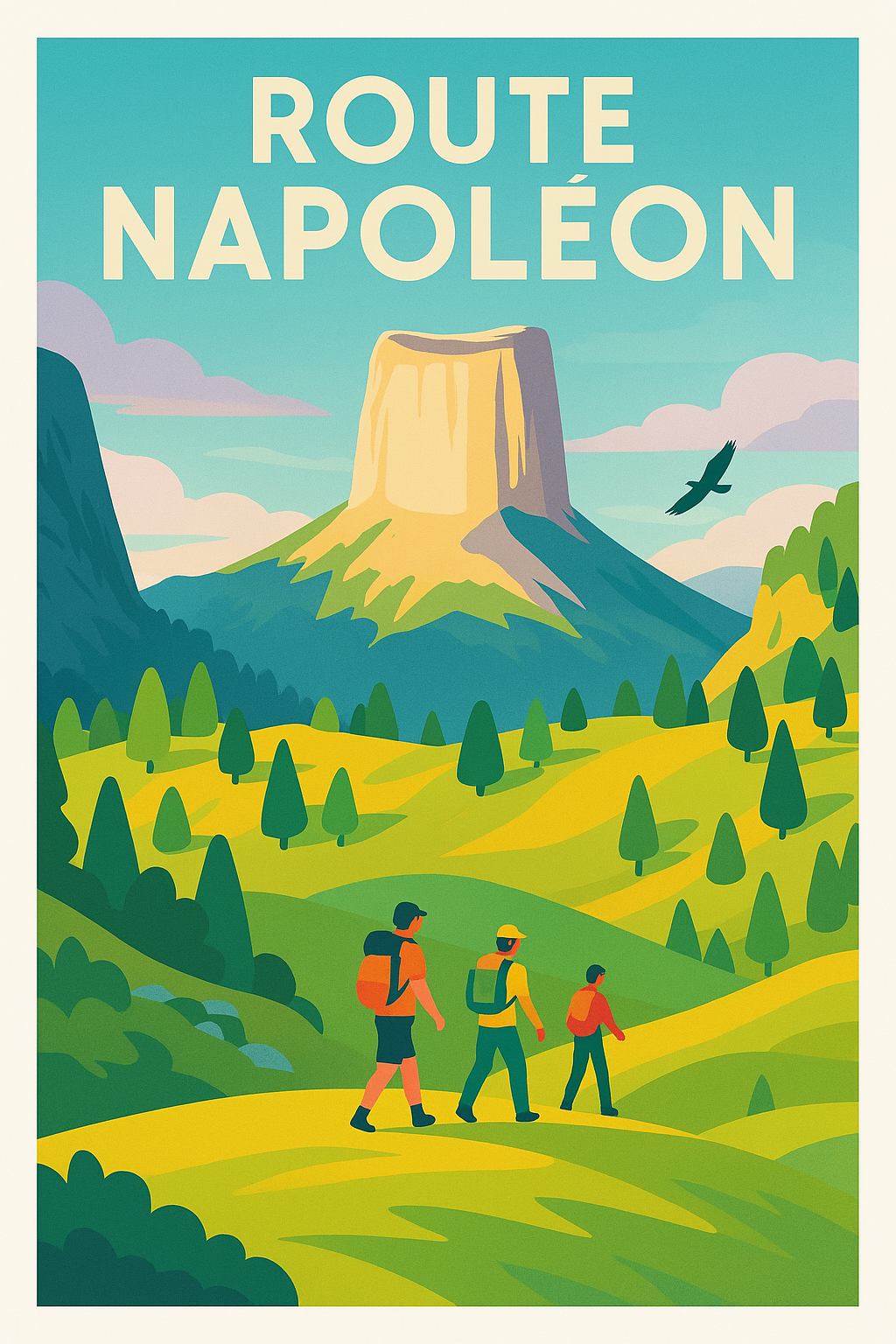 Affiche de Route Napoléon - L'épopée sauvage au cœur des Alpes