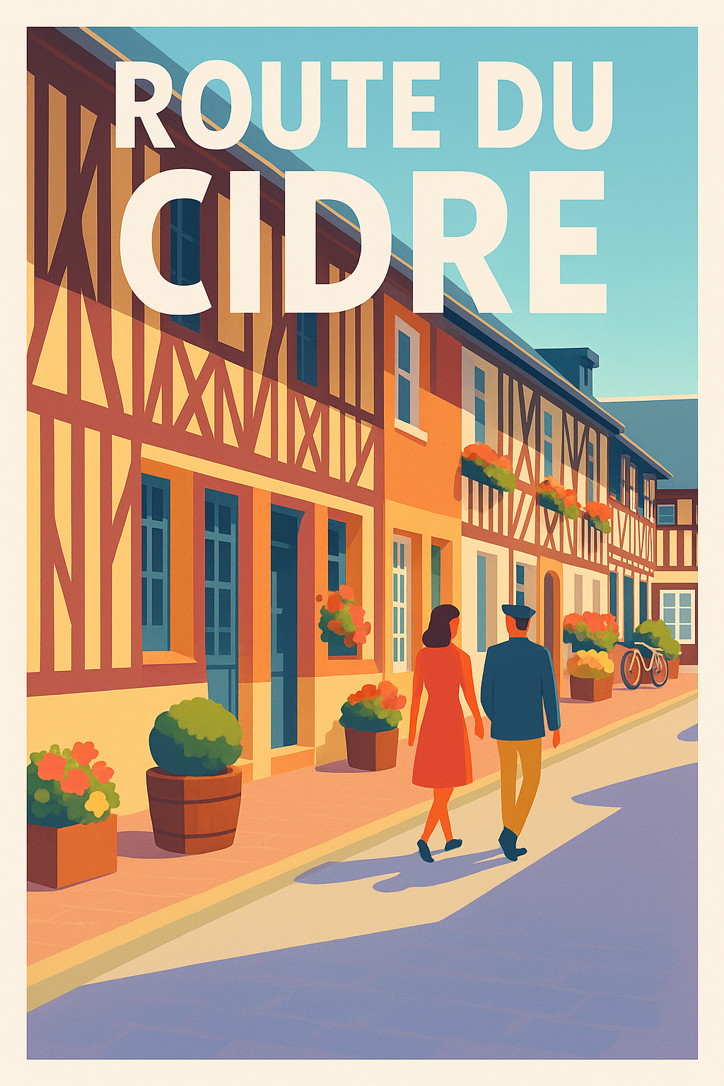 Affiche de Route du Cidre - Le charme authentique de la Normandie
