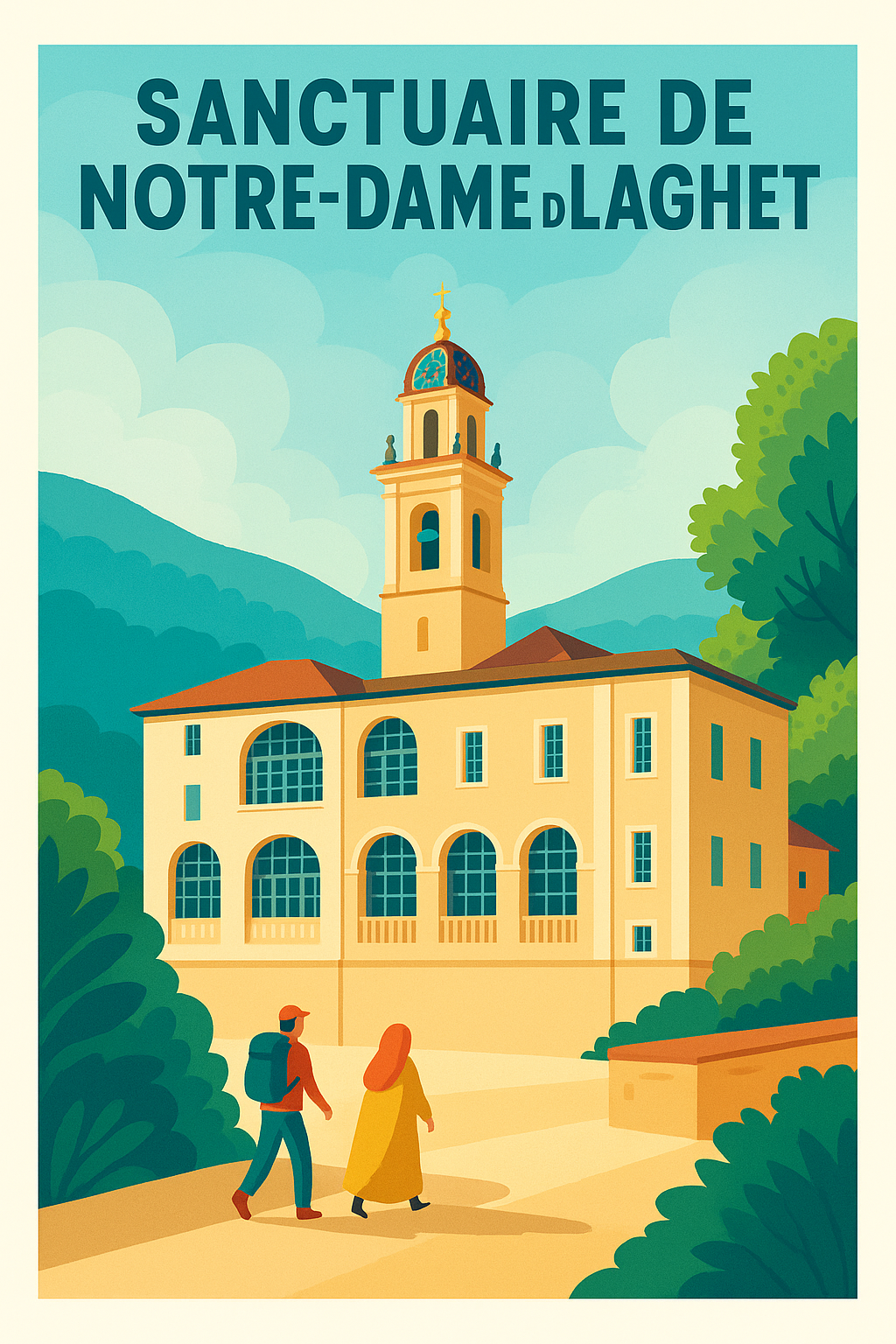 Affiche de Sanctuaire de Notre-Dame de Laghet - Sérénité au cœur de la Provence
