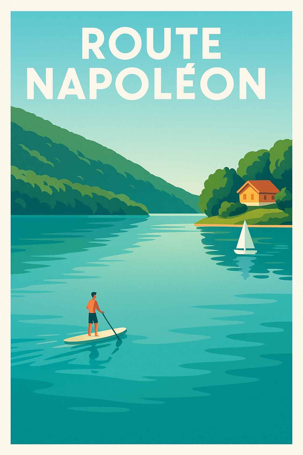 Affiche de Route Napoléon - L'épopée impériale entre lacs et montagnes