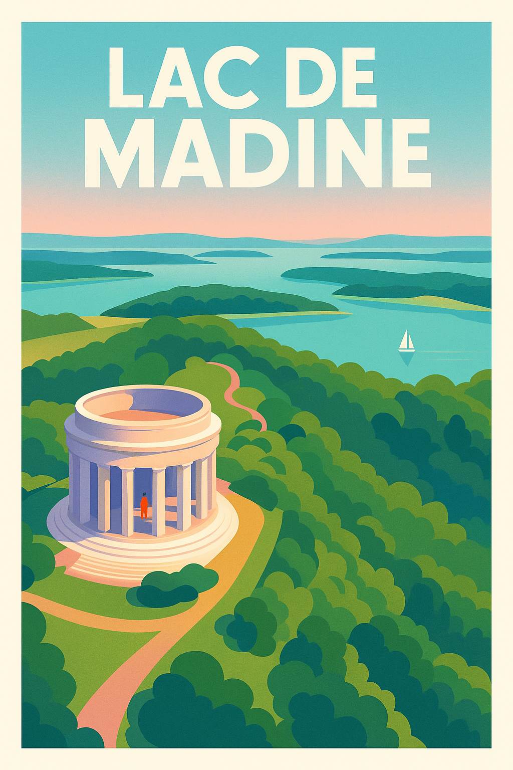 Affiche de Lac de Madine - Évasion entre Histoire et Nature Meusienne