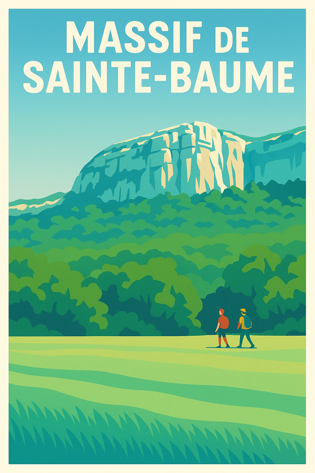Affiche de Massif de la Sainte-Baume - L'esprit de la Provence sauvage