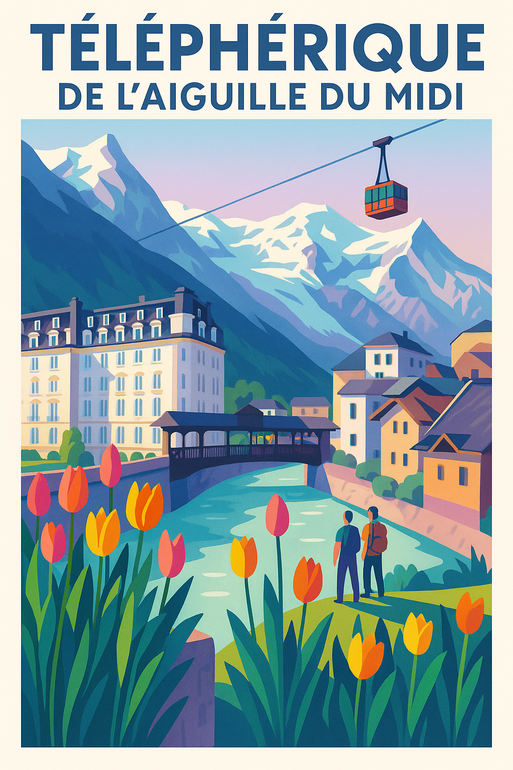 Affiche de Aiguille du Midi - Prenez de la hauteur face au Mont-Blanc