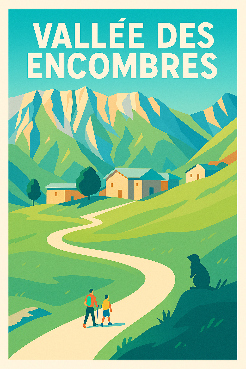 Affiche de Vallée des Encombres - L'évasion sauvage au cœur des Alpes