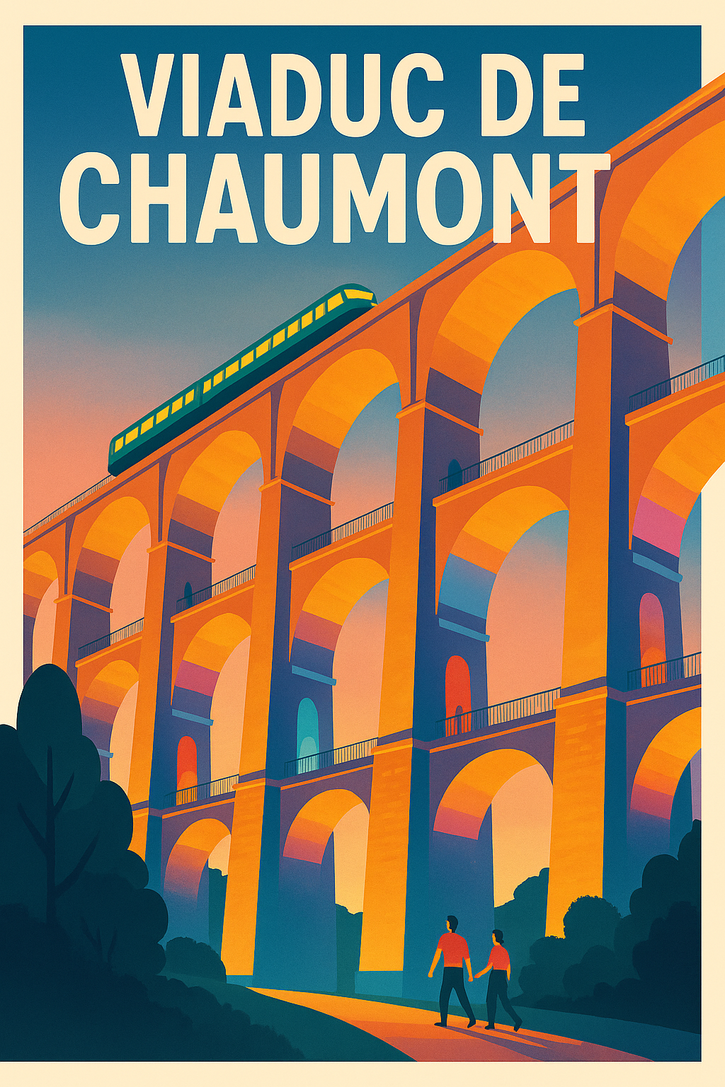 Affiche de Viaduc de Chaumont - L'élégance architecturale de la Haute-Marne