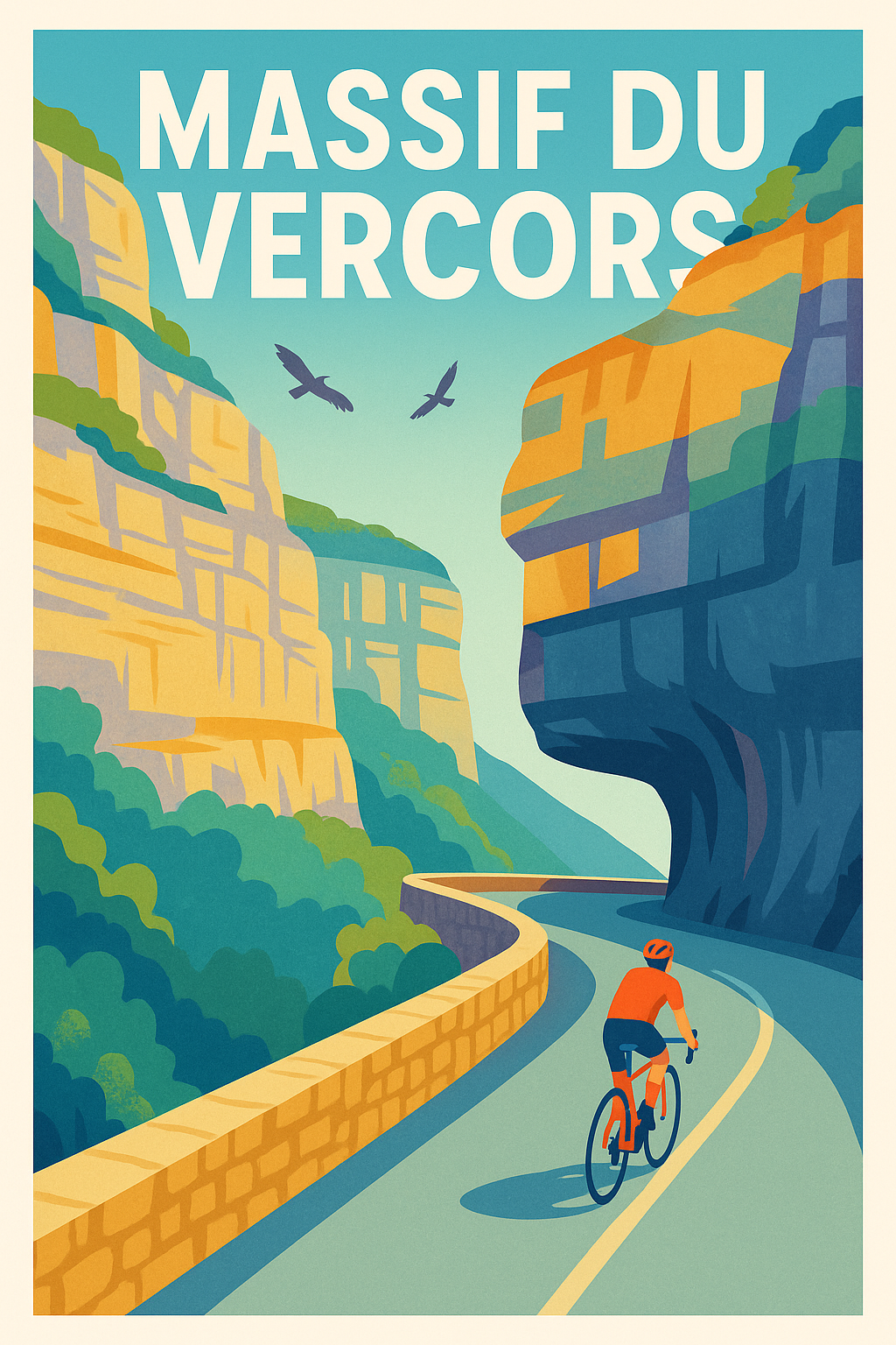 Affiche de Massif du Vercors - L'aventure au cœur des routes vertigineuses