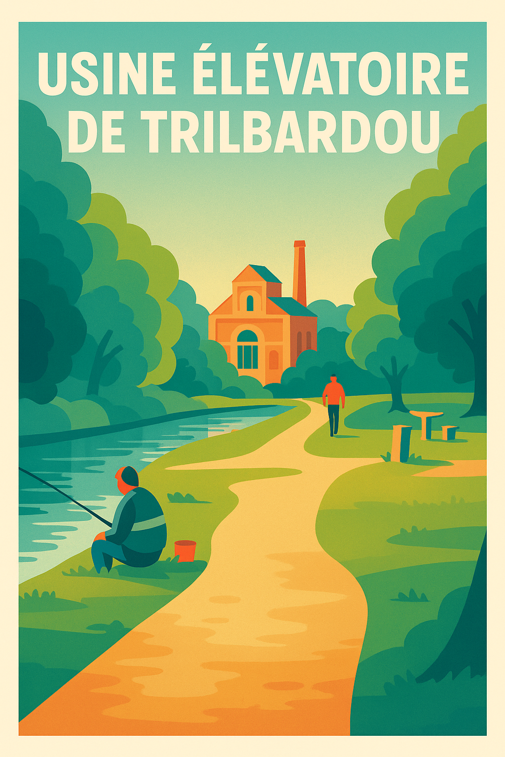 Affiche de Usine élévatoire de Trilbardou - L'alliance entre patrimoine industriel et nature