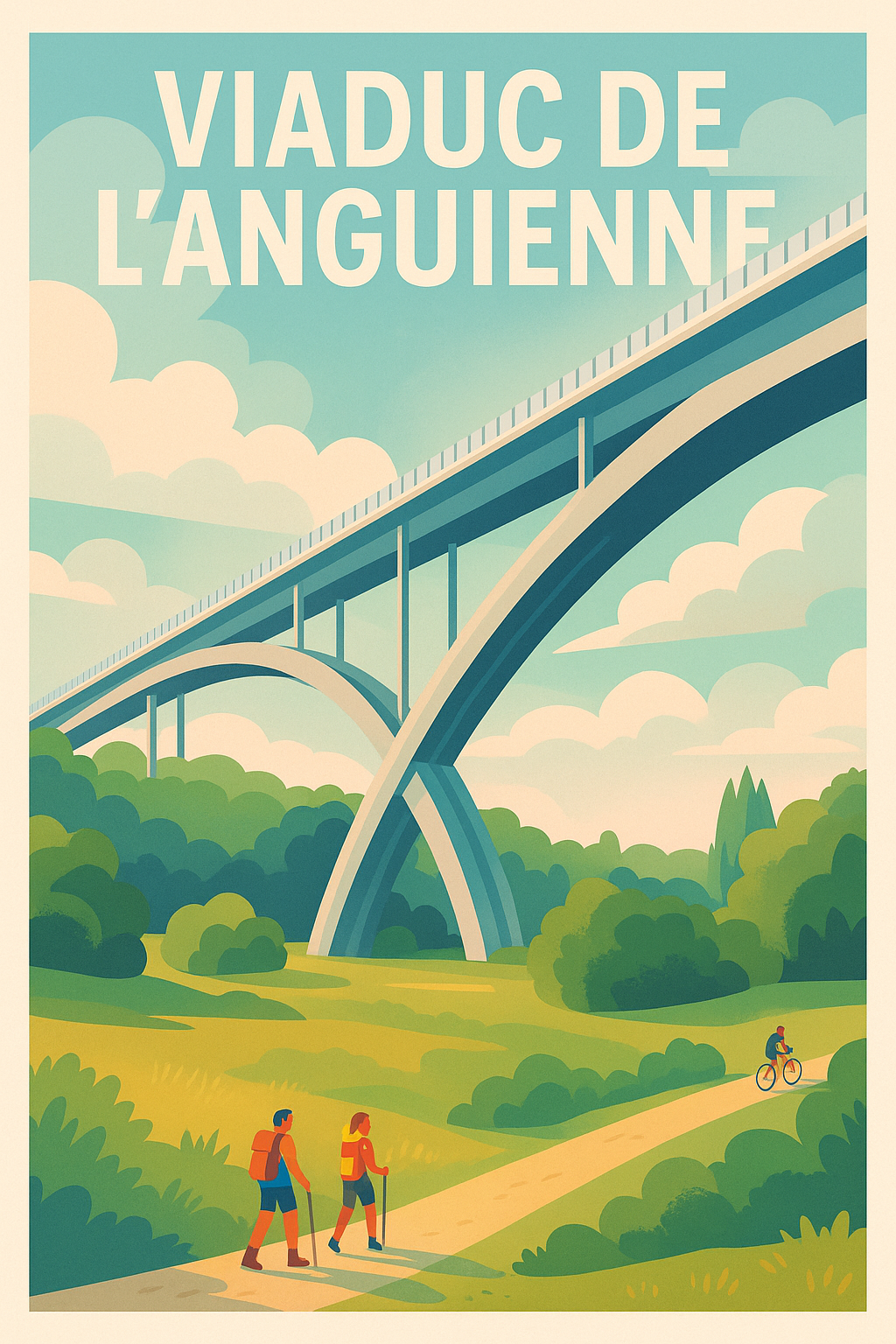 Affiche de Viaduc de l'Anguienne - L'élégance architecturale au cœur de la nature