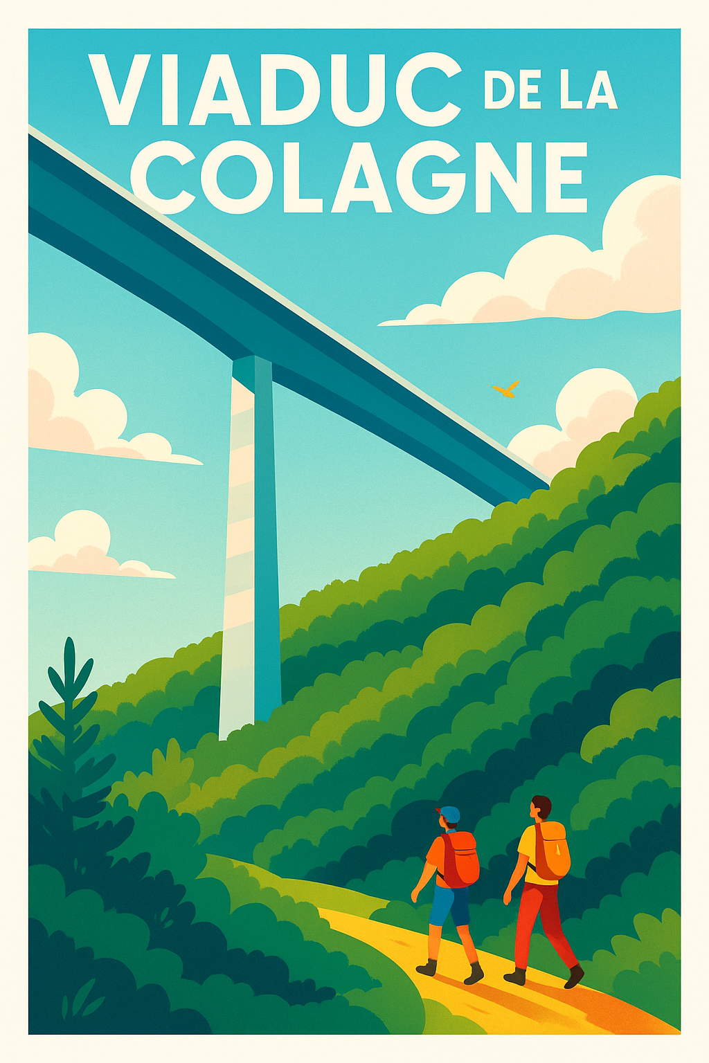 Affiche de Viaduc de la Colagne - L'élégance architecturale au cœur de la Lozère