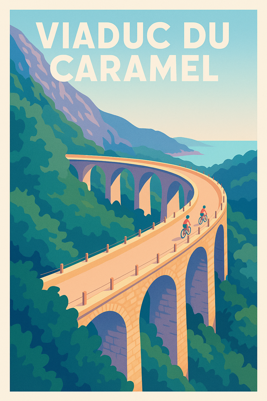 Affiche de Viaduc du Caramel - Une escapade spectaculaire entre mer et montagne